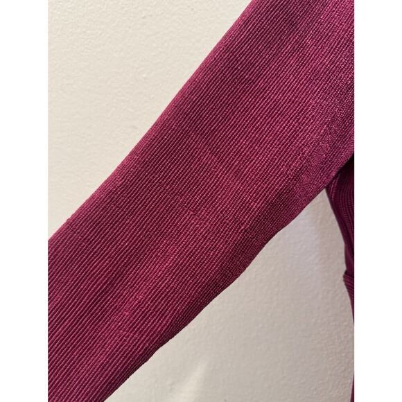 Catherine’s Size 3X 26 28 Textured Purple Pink Wrap Top Lightweight Cardigan - Picture 9 of 9